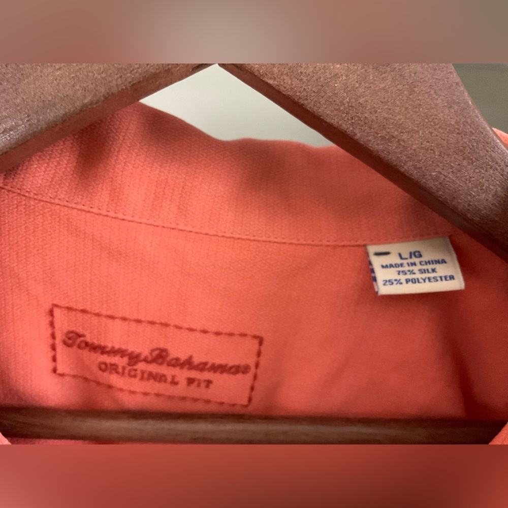 Tommy Bahama Island Zone Camp Shirt Sz L - Picture 5 of 10